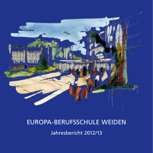 Jahresbericht 2012/13 - Europa