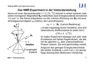 NMR-01 - Vektordarstellung - Institut für Organische Chemie