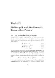 Kapitel 2 Wellenoptik und Strahlenoptik   Fermatsches Prinzip