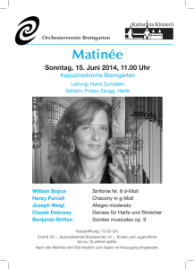 Matinée - Orchesterverein Bremgarten
