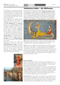 Hinduismus/Indien – der Milchozean