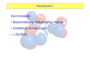 deformierte Kerne, Gamma-Zerfall - User web pages on web