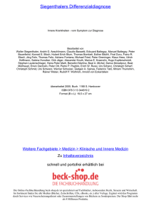 Siegenthalers Differenzialdiagnose - ReadingSample - Beck-Shop