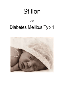 Stillen bei Diabetes Mellitus Typ 1