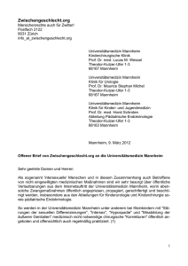 Offenen Brief  - Zwischengeschlecht.info