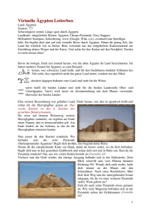 Virtuelle Ägypten2 - Letterboxing Germany