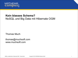 NoSQL und Big Data mit Hibernate OGM