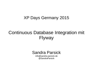 Continuous Database Integration mit Flyway