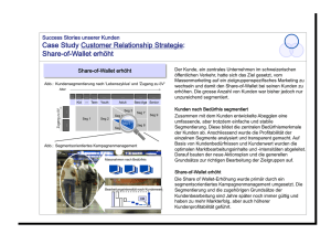 Case Study Customer Relationship Strategie: Share-of