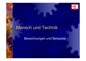 Mensch und Technik - Hochschule Bochum