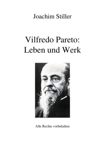 Vilfredo Pareto: Leben und Werk