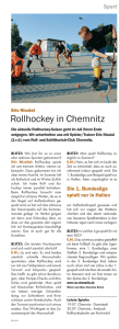Rollhockey in Chemnitz