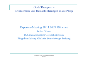 Orale Therapien - Sabine Gärtner