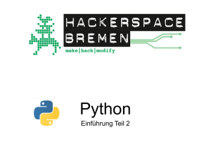Einführung Teil 2 - Hackerspace Bremen eV