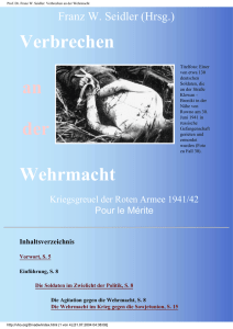 Franz W Seidler-Verbrechen an der Wehrmacht