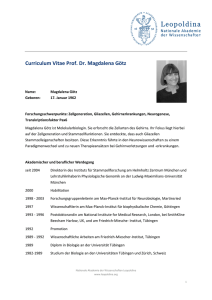 CV Magdalena Götz - Deutsch