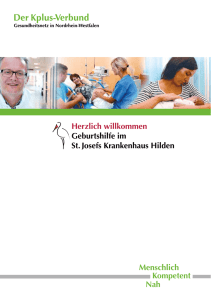 Herzlich willkommen Geburtshilfe im St. Josefs - Kplus