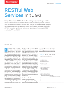 RESTful Web Services mit Java
