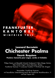Chichester Psalms - Frankfurter Kantorei