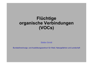 Flüchtige organische Verbindungen (VOCs)