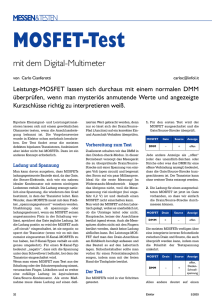MOSFET-Test - Transkommunikation.ch