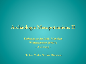 Archäologie Mesopotamiens II
