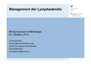 Management der Lymphadenitis
