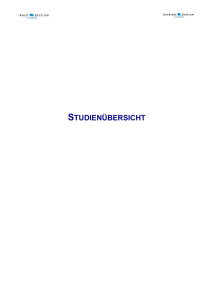 Studienübersicht - Klinikum Starnberg