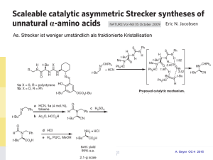 Strecker-Synthese