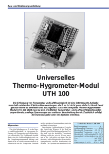 Universelles Thermo-Hygrometer-Modul UTH 100