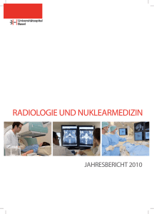 Jahresbericht der Klinik für radiologie und