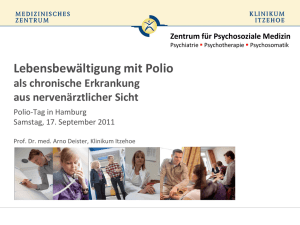 Lebensbewältigung mit Polio