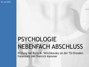 Psychologie - The Falling Leaves Project