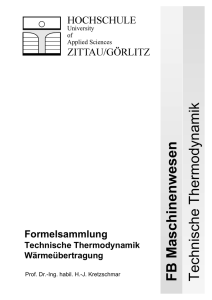 Formelsammlung - Hochschule Zittau/Görlitz