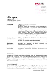 Glucagon - Tox Info Suisse