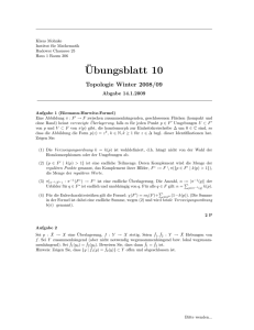 Ubungsblatt 10 - Institut für Mathematik
