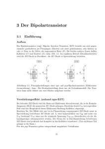 3 Der Bipolartransistor