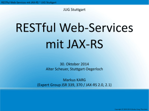 RESTful Web-Services mit JAX-RS