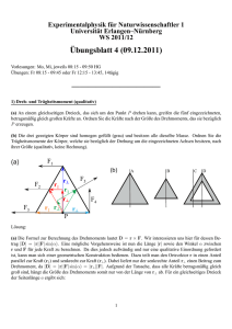 Übungsblatt 4 - Lehrstuhl für Optik, Uni Erlangen