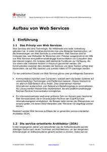 Aufbau von Web Services (110k PDF)