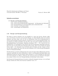 Inhaltsverzeichnis - Universität Zürich