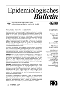 Epidemiologisches Bulletin 46/99