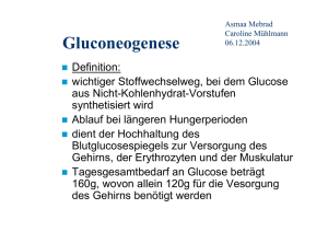 Gluconeogenese