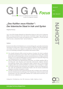 Des Kalifen neue Kleider - GIGA | German Institute of Global and