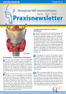 Praxisnewsletter Ausgabe 02/10 herunterladen