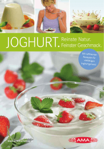Joghurt Broschuere - Shop Ama Marketing