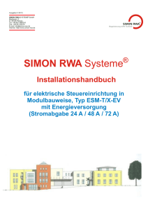 Handbuch - Simon RWA