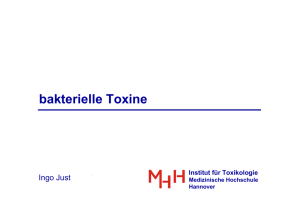bakterielle Toxine - Institut für Toxikologie Klinische Toxikologie und