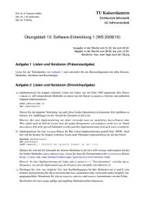 TU Kaiserslautern - AG Softwaretechnik