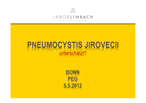 Laborerhebung zur Häufigkeit von Pneumocystis - PEG